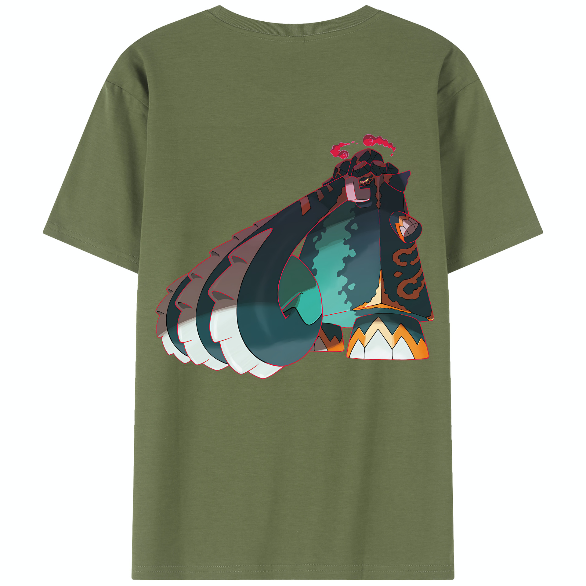 （画像用） ポケットモンスター Pokémon 綿100％半袖Tシャツ（背面プリント）